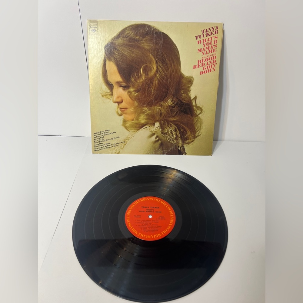 TANYA TUCKER - What's Your Mama's Name (Columbia) - 12" Vinyl Record LP
